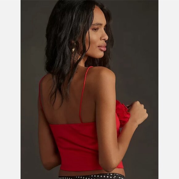 Brand New Sunday in Brooklyn White Floral Corset Top - Picture 3 of 4